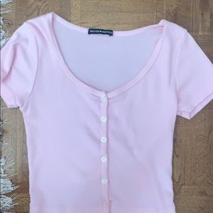 Brandy Melville Light Pink Zelly Top